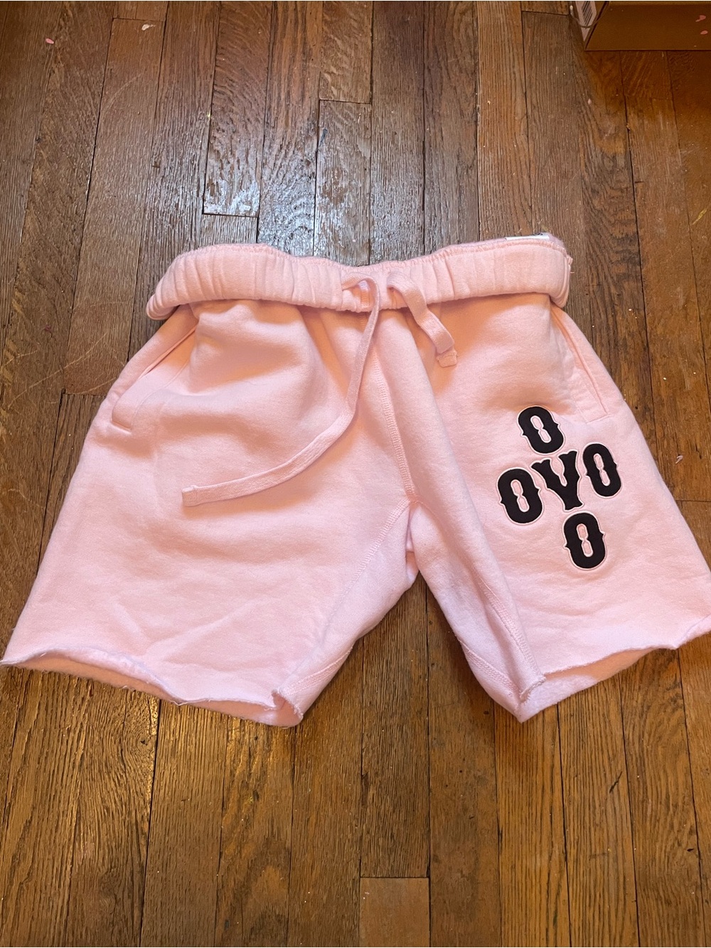 OVO Pink Logo Sweat Shorts